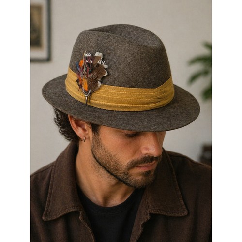 Bean vintage wool - vintage, fedora