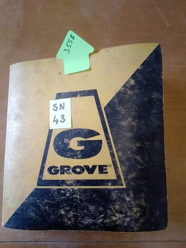 Grove series crane - grove, parts