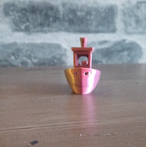 Printed miniature boat - 3d,
