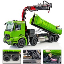 LESU 8x8 RC 1/14 Hydraulic Crane Dumper Truck for   Electric Tipper