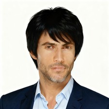 MENS SHORT WIG BOY BAND ADULT