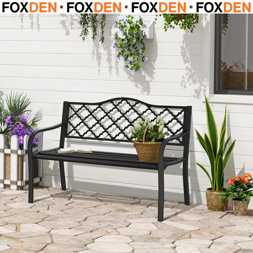 Seater garden bench steel - seater,