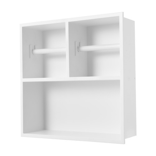 Recessed dual toilet roll - dual,