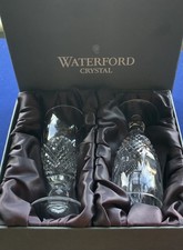 BOXED pair WATERFORD COLLEEN CHAMPAGNE SHORT STEM GLASSES