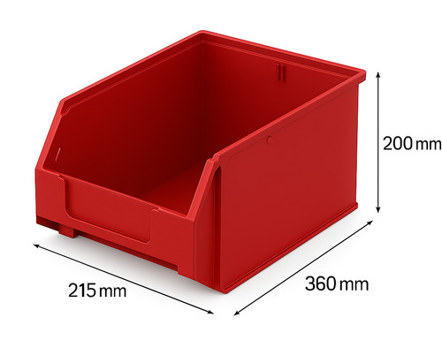 Plastic parts storage bins - parts,