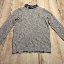 next boys jumper age 12 with shirt collar