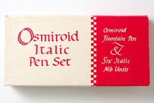 Osmiroid 65 Oblique L/H Left Hand Italic Pen Set Arabic Calligraphy خط اسلامي