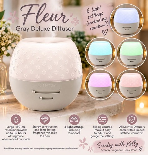 Scentsy fleur gray - scentsy,