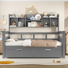 Wooden Kids Bed w/ Storage