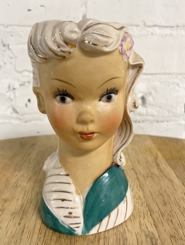 Vintage lady head - head, 6”