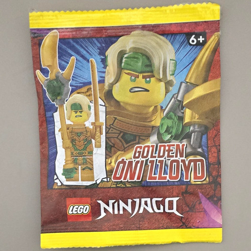 Lego ninjago golden oni lloyd - lego,