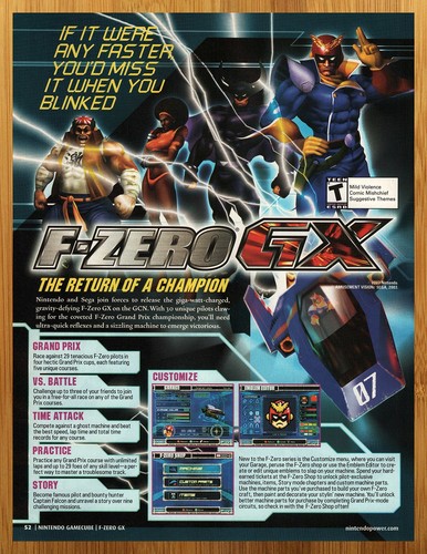 2003 zero nintendo - 2003, gx