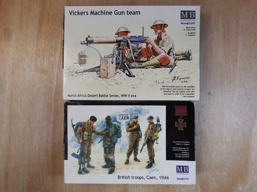 British wwii 2 figure - mb, 1:35