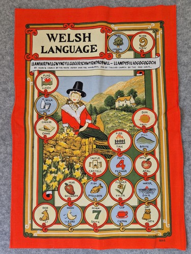 Vintage welsh language - welsh,