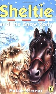 Sheltie and the snow - sheltie, pony