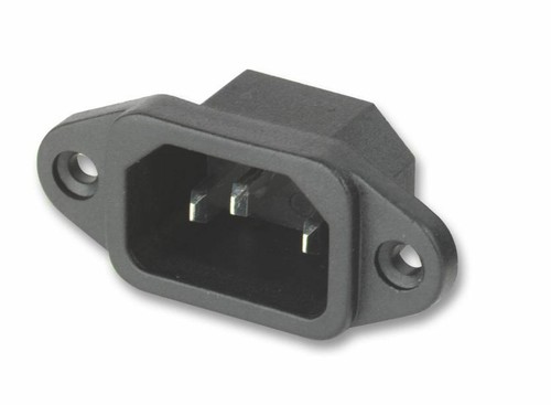 Iec c14 pin - 3-pin, mains