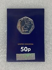 2017 Peter Rabbit 50p piece Westminster certificate coin