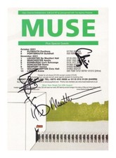 MUSE ENTIRE GROUP AUTOGRAPHED