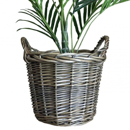 Antique wash round wicker - antique,