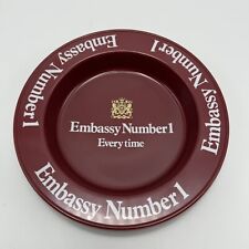 Vintage Embassy Number 1 Melamine Ashtray Home Bar Man Cave Pub Smoking