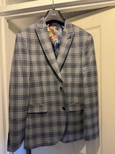 Next 3 Piece Checked Suit