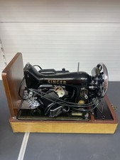Vintage Singer Sewing Machine 99K Heavy Duty Electric Sewing