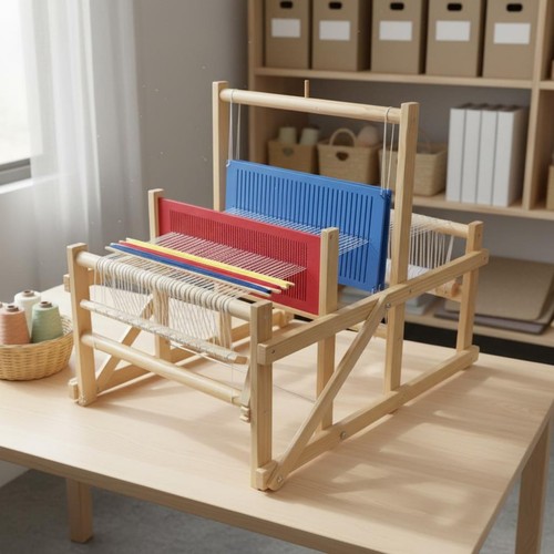 Children weaving loom great - weaving,