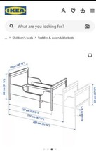 ikea extendable toddler bed