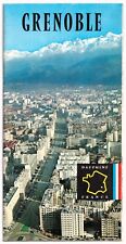 Vintage Grenoble France Travel Brochure Winter Olympics Sport Information 1968