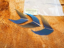 3x MACAW TAIL PIECES FROM