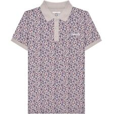 Lambretta Clothing SS0203 All Over Print Paisley Polo Grey. 3XL, SALE