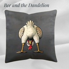 Comical Chicken Cushion Cover