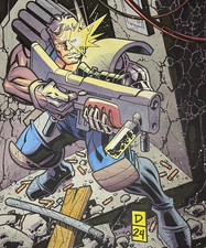 Cable X-Men Original Art by