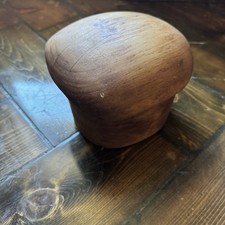 Vintage Wooden Hat Block –