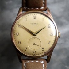 Universal Geneve Sub Second Gold Plated 1950s