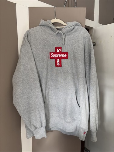 Supreme cross box logo hoodie - supreme,