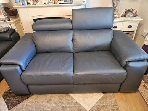 2x2 seater navy - seater, leather