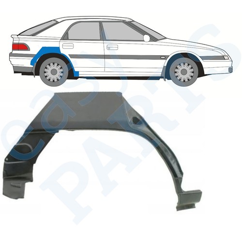 Mazda 323f 1989 1994 rear - 323f, 1989-1994