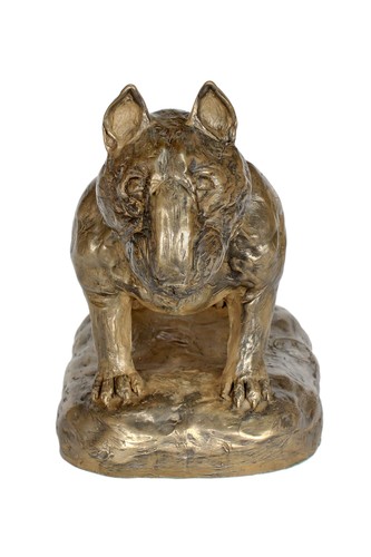 Bull terrier dog statue - vi,