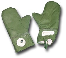 1 PAIR NEW GREEN MILITARY ARCTIC WATERPROOF MITTS GLOVES INFLATABLE [25017]