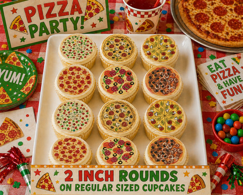 Set pizza party - 12, edible