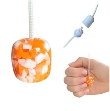 Single Glossy Orange Resin