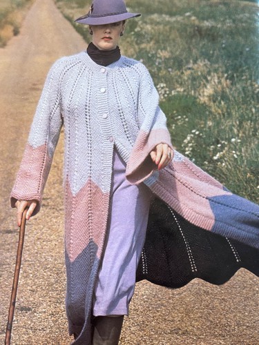 Fab ladies boho knitted coat - ladies,