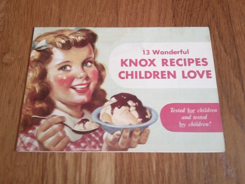 Vintage knox gelatine - knox,
