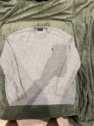 Mens 100 lambswool grey - f&f,