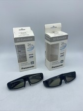 2 Panasonic 3d Eyewear TY-EW3D3ME Boxed UNTESTED
