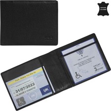 Genuine Leather Disabled Blue