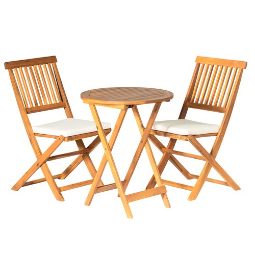 3pcs garden folding bistro set - folding,