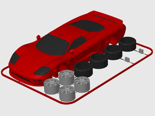 Printed saleen twin - 3d,