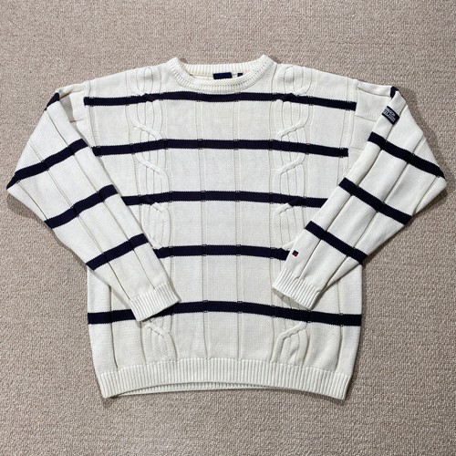 Cable knit jumper mens medium - jumper,